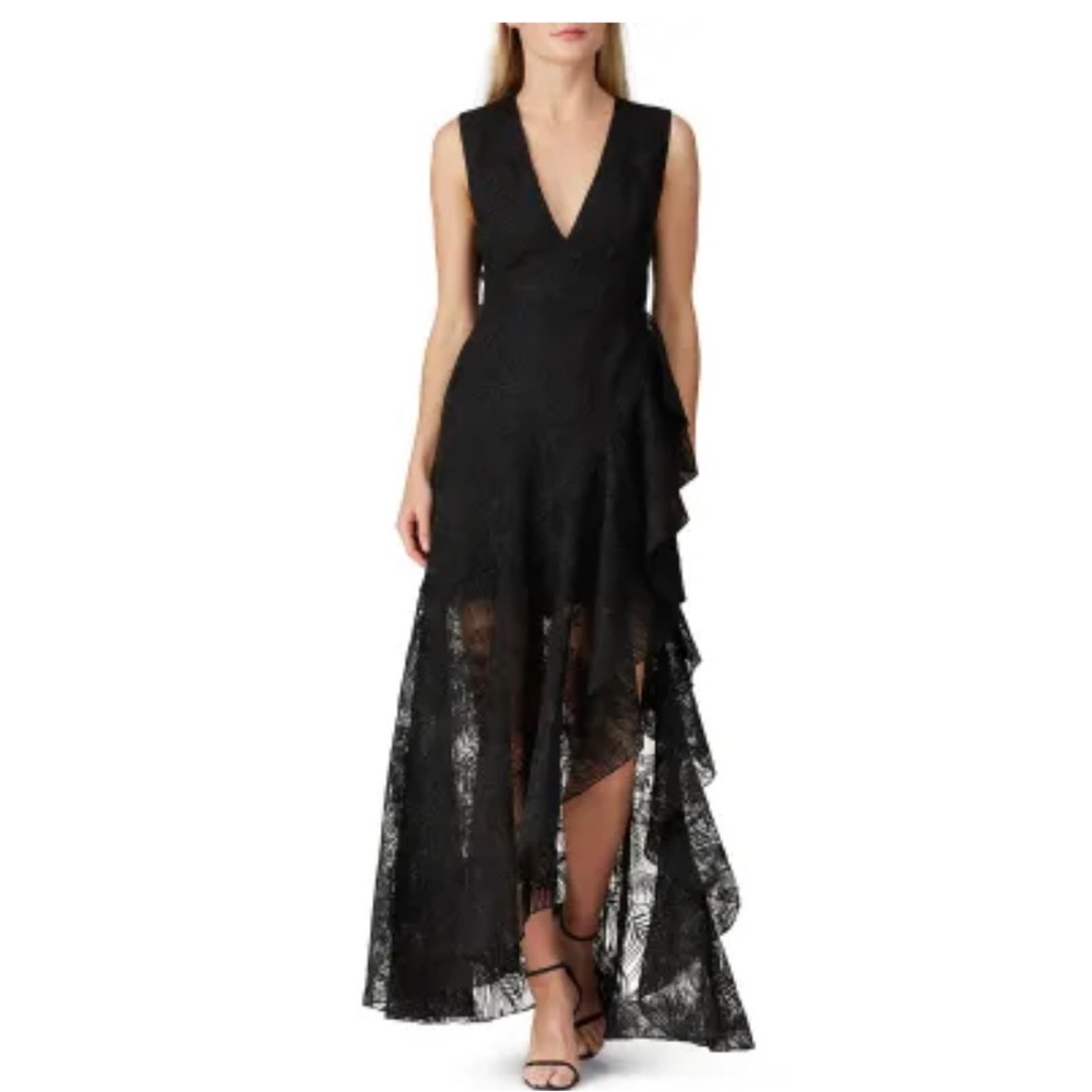 One33 Social Ruffle Palm Gown
